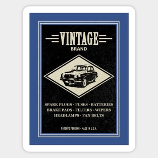 Vintage Brand Auto Parts Sticker